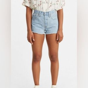 Levi's 501 High Rise Denim Shorts